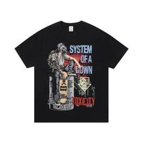 Camiseta Unissex Do Sistema a down Band, Manga Curta, Estilo Casual, Rock, Metal, Moda. Camiseta Unissex Do Sistema a down Band, Manga Curta, Estilo Casual, Rock, Metal, Moda.