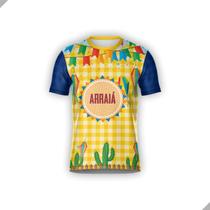 Camiseta Unissex Dry Fit Arraiá Quadrilha Festa Junina