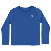Camiseta Unissex em Poliamida Proteção UV 50+ Azul