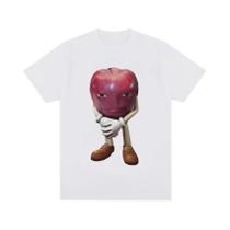 Camiseta Unissex Engraçada com Meme de Maçã - Estilo Retrô e Casual
