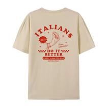 Camiseta Unissex Engraçada de Comida Italiana - Estilo Retrô - Presente Fofo Camiseta Unissex Engraçada de Comida Italiana - Estilo Retrô - Presente Fofo