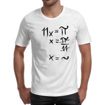 Camiseta Unissex Equacao matematica PI TIL