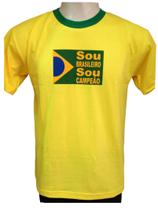 Camiseta Unissex Estampa Brasil P ao GG