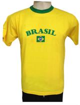 Camiseta Unissex Estampa Brasil P ao GG