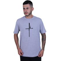 Camiseta Unissex Fé Escrita Religiosa