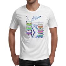 Camiseta Unissex Fitas K7 anos 80 difusion art