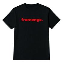 Camiseta Unissex Framengo Time Futebol Camisa 100 algodão Feminina Masculina Flamengo Esportiva Camiseta Unissex Framengo Time Futebol Camisa 100 algodão Feminina Masculina Flamengo Esportiva