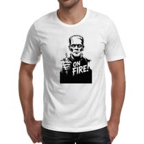 Camiseta Unissex Frank On Fire Camiseta Unissex Frank On Fire