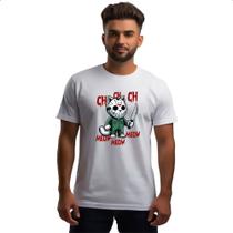 Camiseta Unissex Gato Halloween Sexta Feira 13