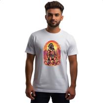 Camiseta Unissex Guerreiro Skull Indio Americano