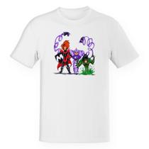 Camiseta Unissex Hanna Barbera Os Impossíveis pintura à guache