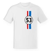 Camiseta Unissex Herbie 53 fusca falasse logotipo