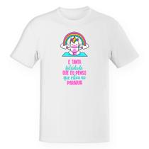 Camiseta Unissex Irônico é tanta falsidade Camiseta Unissex Irônico é tanta falsidade