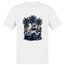 Camiseta Unissex Jeep orffroad 4x4 sunset