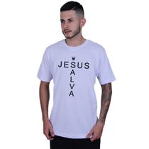 Camiseta Unissex Jesus Cristo Salva