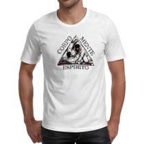 Camiseta Unissex Jiu-Jitsu Corpo Mente Espirito
