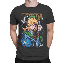 Camiseta Unissex Jogo Zelda Personagem Link Premium