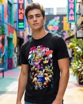Camiseta Unissex Jojo's Bizarre Adventure - Premium Tamanho:04Cor:Preto Camiseta Unissex Jojo's Bizarre Adventure - Premium Tamanho:04Cor:Preto