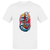 Camiseta Unissex Ka tana colorful japao artwork