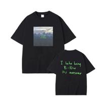 Camiseta Unissex Kanye West Vultures - "I Hate Bi Polar" - Hip Hop - Gola Redonda