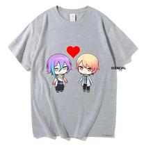 Camiseta Unissex Kawaii Anime Cartoon Ruikasa Engraçada Manga De Alta Qualidade Estampa Vintage Para