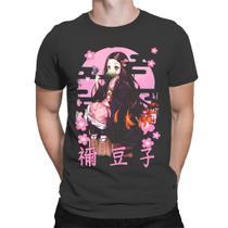 Camiseta Unissex Kimestu No Yaiba Demon Slayer Nezuko Camiseta Unissex Kimestu No Yaiba Demon Slayer Nezuko