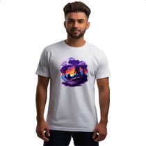 Camiseta Unissex Leao guerreiro noturno