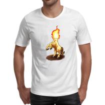 Camiseta Unissex Lendas Brasil Mula sem cabeca Camiseta Unissex Lendas Brasil Mula sem cabeca