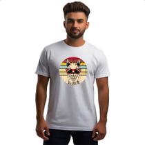 Camiseta Unissex Lhama rai ban sunset