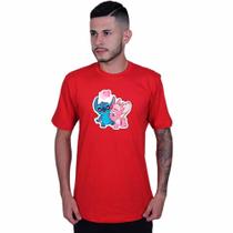 Camiseta Unissex Lilo e angel Love