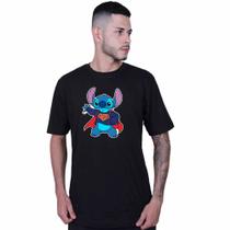 Camiseta Unissex Lilo Stitch Super Homen
