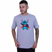 Camiseta Unissex Lilo Stitch Super Homen