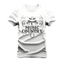 Camiseta Unissex Mácia Confortável Estampada Music Vida Coutry