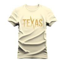 Camiseta Unissex Mácia Confortável Estampada Texas Faca
