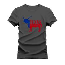 Camiseta Unissex Mácia Confortável Estampada Texas Vida