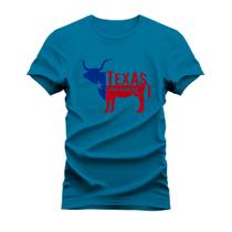 Camiseta Unissex Mácia Confortável Estampada Texas Vida