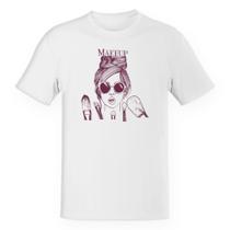 Camiseta Unissex Makeup Diva e seus pinceis