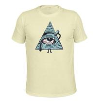 Camiseta Unissex Malha 30.1 Estampada Triangle Olho