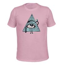 Camiseta Unissex Malha 30.1 Estampada Triangle Olho