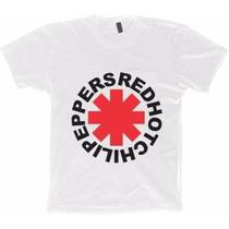Camiseta Unissex Malha Algodão Banda Rock Red Hot Chili Peppers Musica camista 30.1 Envio rápido