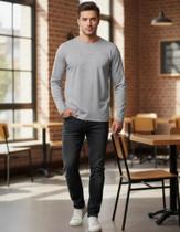 Camiseta Unissex Manga Longa Algodão