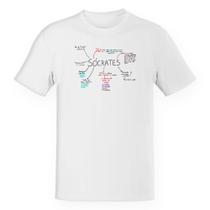 Camiseta Unissex Mapa mental de Sócrates Camiseta Unissex Mapa mental de Sócrates