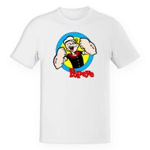 Camiseta Unissex Mariheiro Popeye Clássico Camiseta Unissex Mariheiro Popeye Clássico