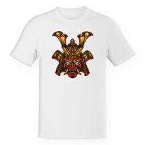 Camiseta Unissex Mascara Rubra de Samurai