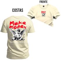 Camiseta Unissex Moda Streetweat Confortável Algodão Make Monkey