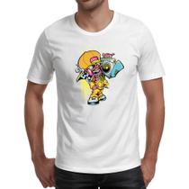 Camiseta Unissex Monstro ouvindo som