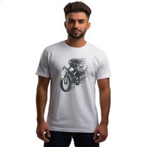 Camiseta Unissex Morte motociclista