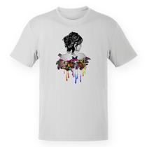 Camiseta Unissex Mulher virtuosa e borboletas