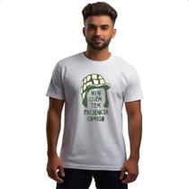 Camiseta Unissex Ninguem tem paciencia comigo