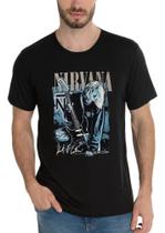 Camiseta Unissex Nirvana Show Camisa Logo DTF Camiseta Unissex Nirvana Show Camisa Logo DTF